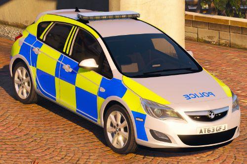 Police Vauxhall Astra 